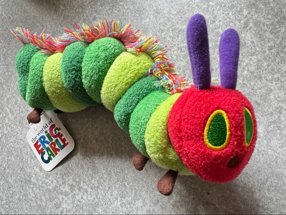 はらぺこあおむし ぬいぐるみ カラフルグリーンM