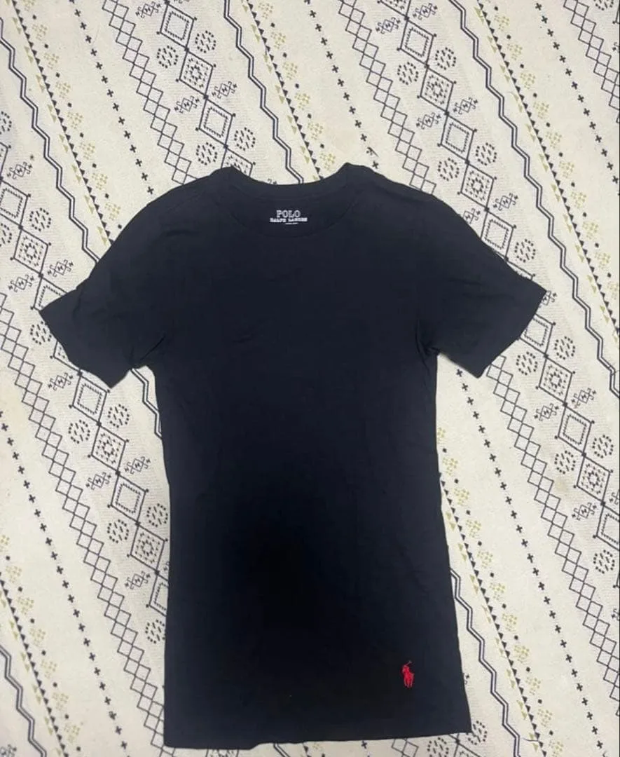 Polo Ralph Lauren ブラック スリムフィットTシャツ XS
