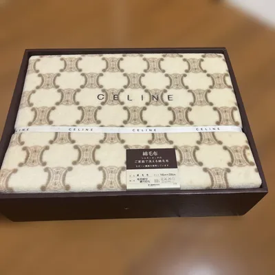 CELINE セリーヌ 綿毛布 140cm×200cm
