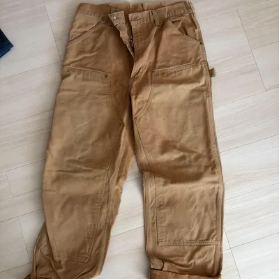 Carhartt ダブルニー ワークパンツ ブラウン