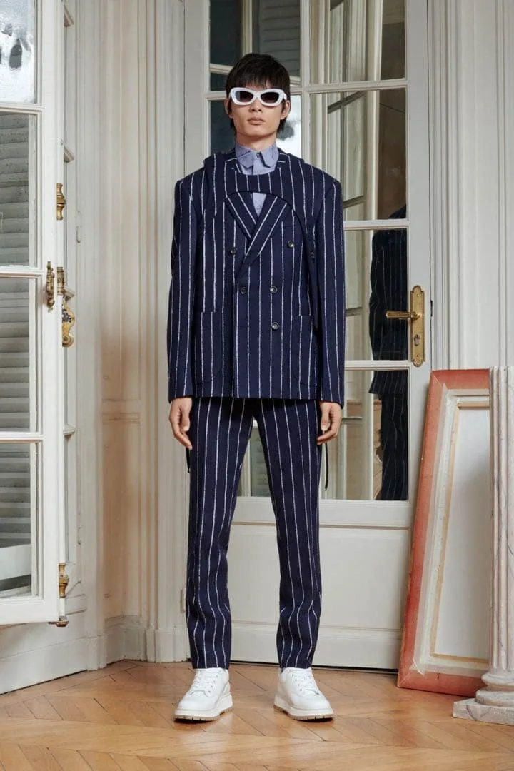 Louis Vuitton スーツ ストライプ パンツ42