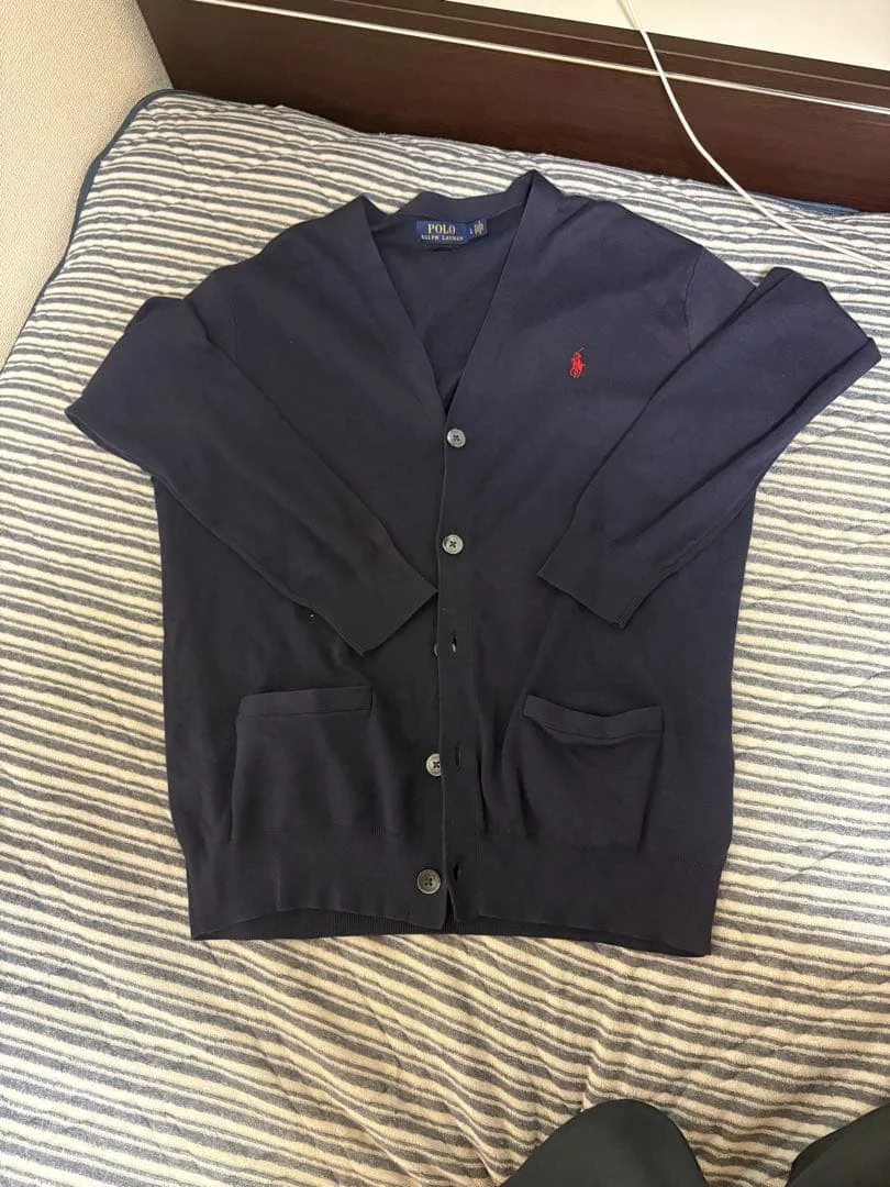 POLO RALPH LAUREN カーディガン ネイビー L