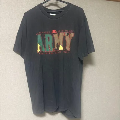 古着 ARMY 迷彩 黒