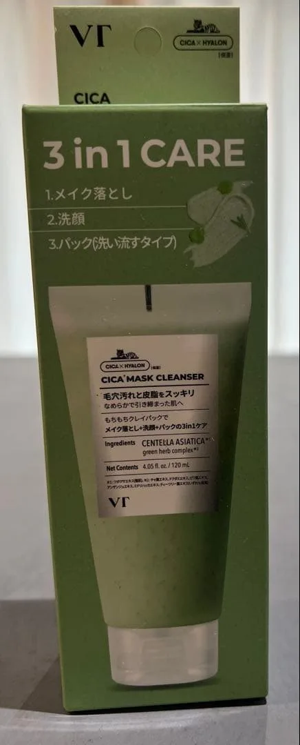 VT CICA マスククレンザー 120ml 洗顔料
