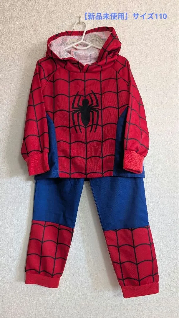 【新品】MARVEL スパイダーマン 上下セット 110cm