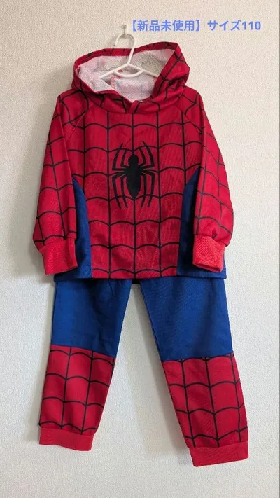 【新品】MARVEL スパイダーマン 上下セット 110cm