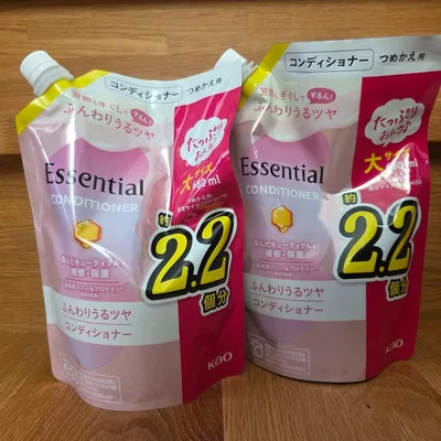 エッセンシャル ふんわりうるツヤ シャンプー コンディショナー 680ml