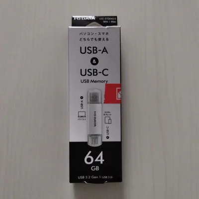 I-O DATA USBメモリー 64GB U3C-STD64G/S