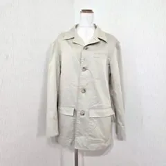 OFUON 裏地チェック ジャケット ベージュ(L)