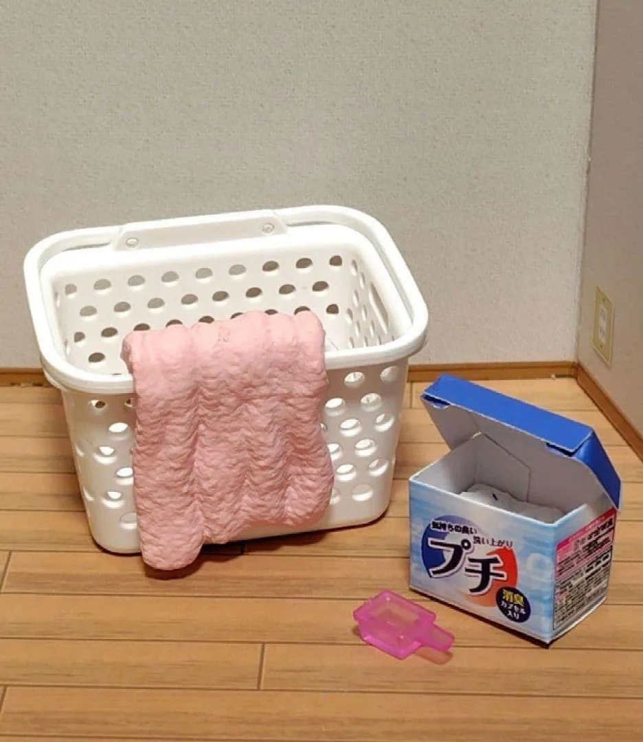 リーメント ミニチュア 洗濯かごと洗剤