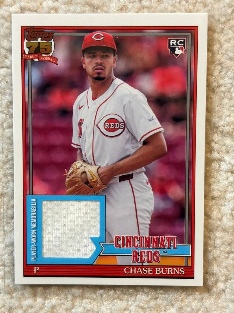 2026 Topps Chase Burns RC ジャージカード