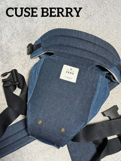 美品 CUSE BERRY BABY CARRIER ZERO デニム 抱っこ紐
