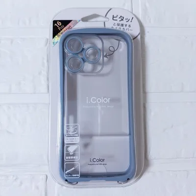 ✨iPhone 16 Pro ケース 青 スマホカバー クリア 耐衝撃 ✨