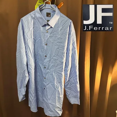 J.Ferrar 長袖シャツ ライトブルー XXLサイズ