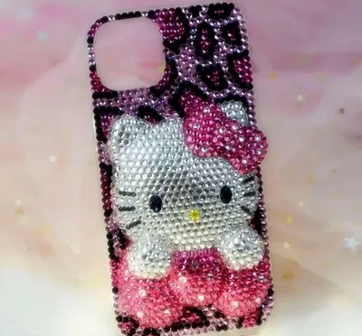 Hello Kitty デコレーション iPhone15ケース