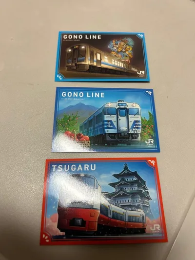 บัตรสถานีชุด Goshogawara Kawabe Hirosaki