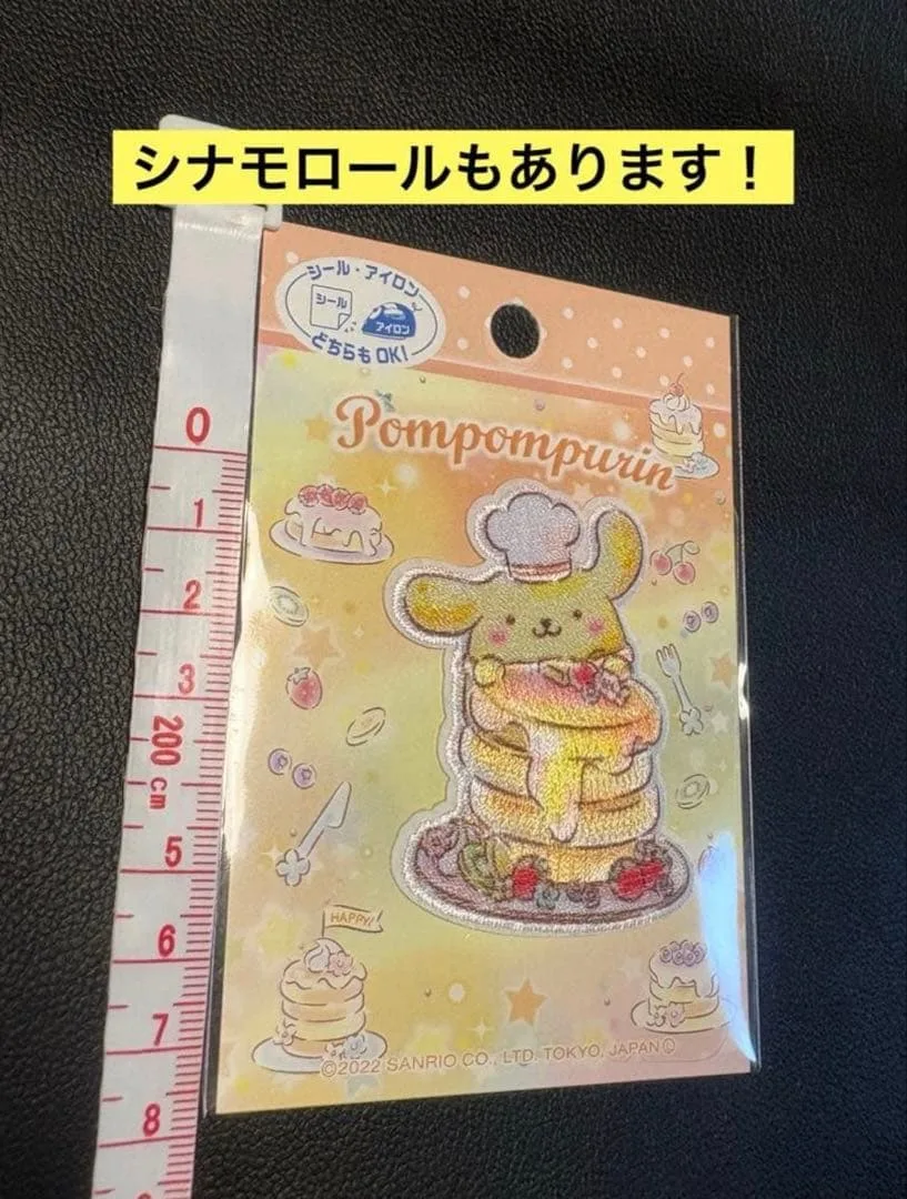 【手芸メーカー品】 サンリオ ワッペン ポムポムプリン パンケーキ
