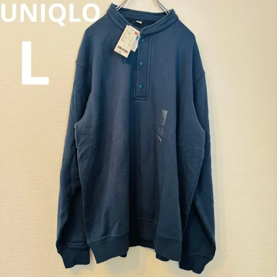 UNIQLO 新品未使用 スウェット ヘンリーネック長袖 ストリート カジュアル