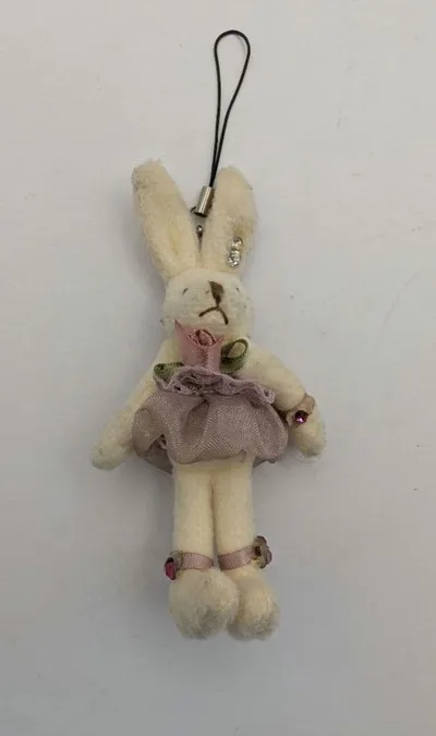 バレリーナ うさぎ キーホルダー