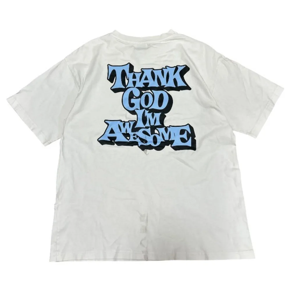 9090 Thank God I'm Awesome Tシャツ