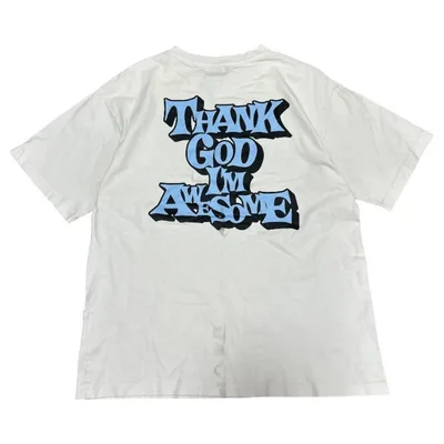 9090 Thank God I'm Awesome Tシャツ