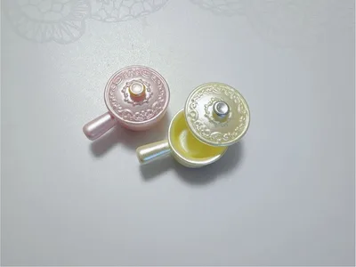 ミニチュアデコパーツ キラキラ片手鍋