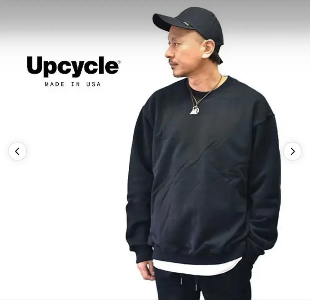 Upcycle ヘビーウェイト スウェット セットアップ ブラック