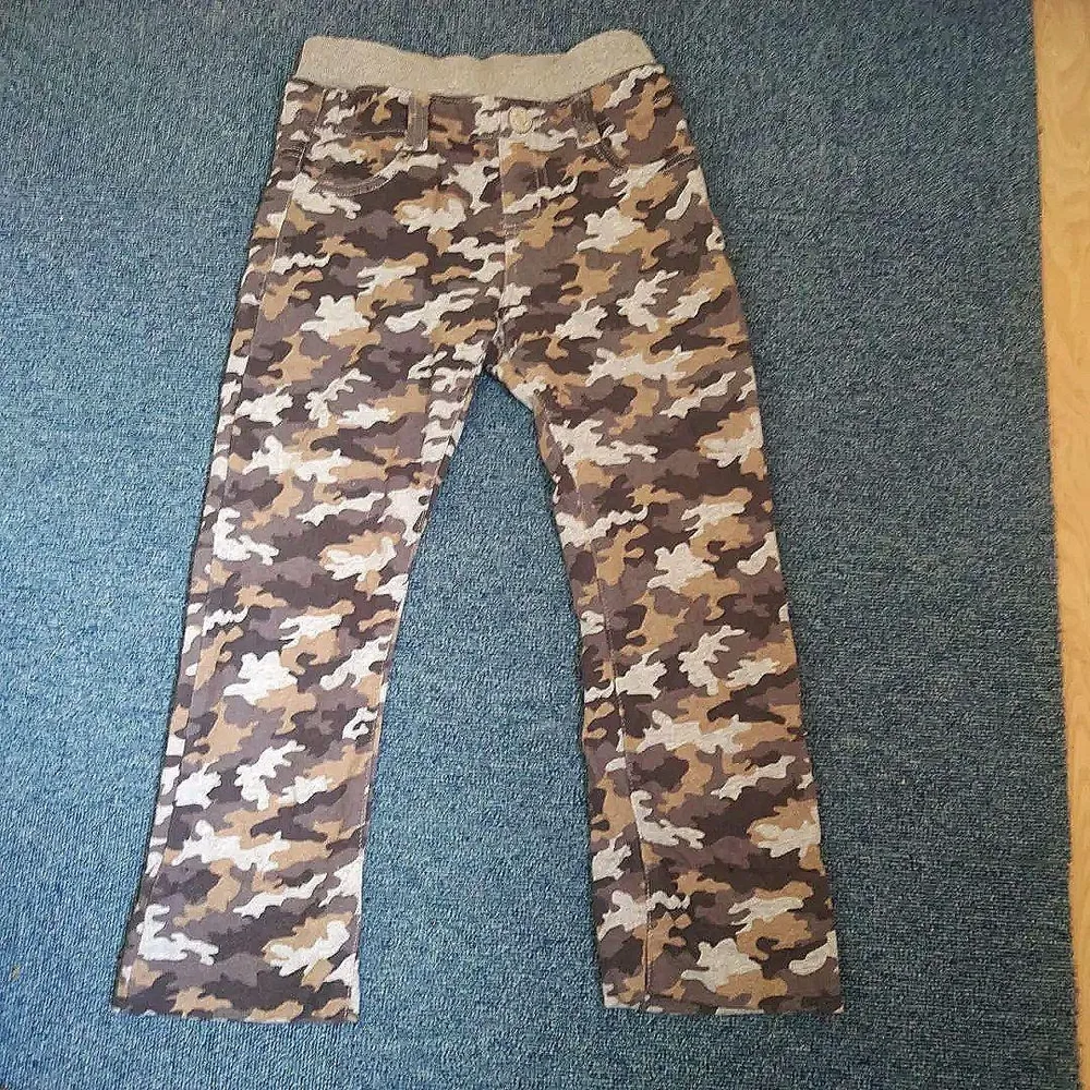 美品MPS カモフラージュ柄 ロングパンツ 140cm