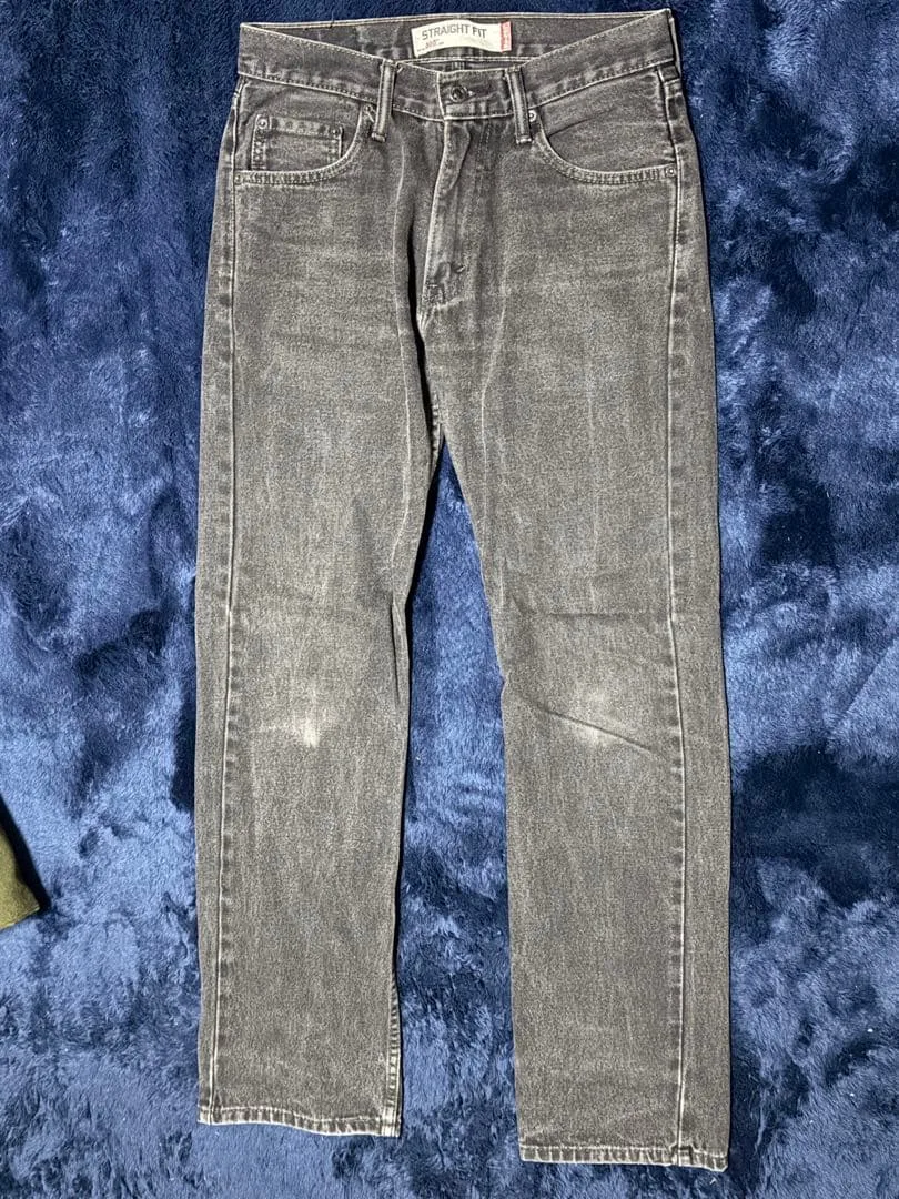 Levi's リーバイス 505 ブラックデニム W29 L32 フェード黒