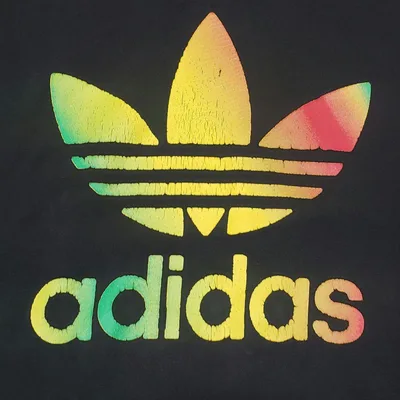 人気 adidas Originals レインボー トレフォイル パーカー