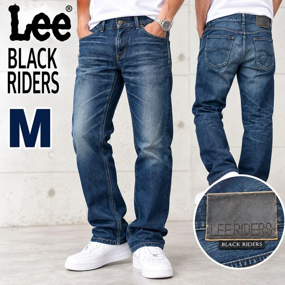 【Lee】BLACK RIDERS スキニーデニムパンツ LM3711 M
