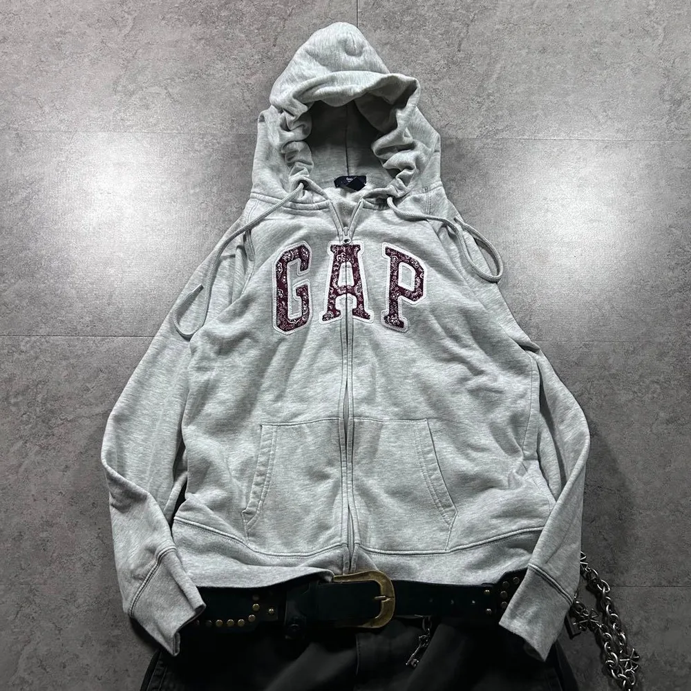 00s【OLD GAP】zip-up foodie/Y2K/ペイズリー cboy