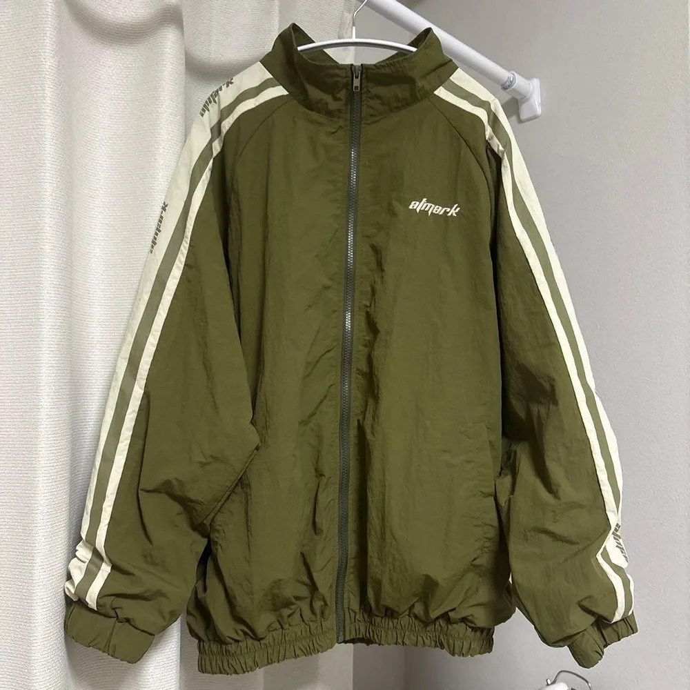 atmark ナイロンジャケット カーキ