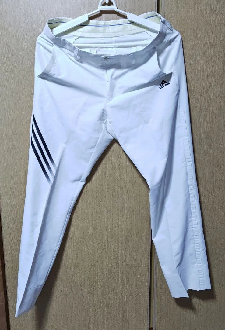 adidas ゴルフパンツ ホワイト メンズ