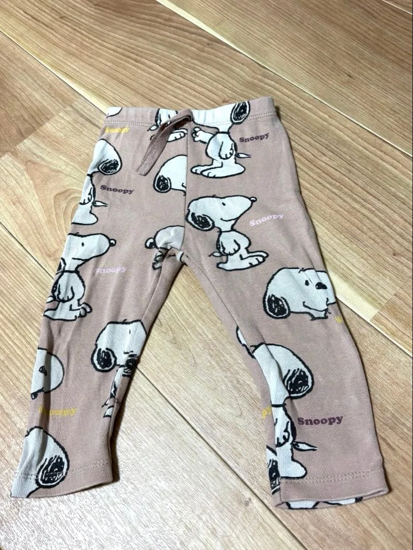ZARA❗️PEANUTS スヌーピー 総柄 パンツ 6-9ヶ月 74cm