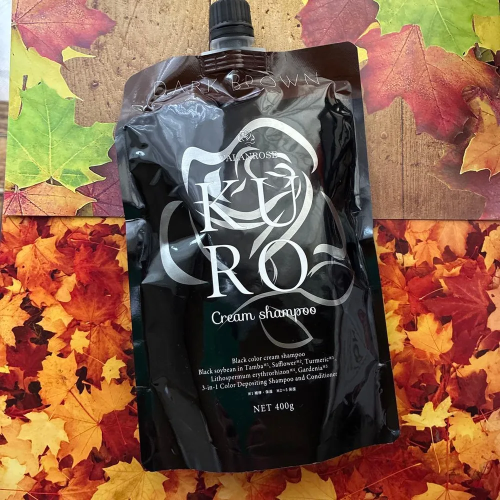 KURO Cream Shampoo ダークブラウン 400g
