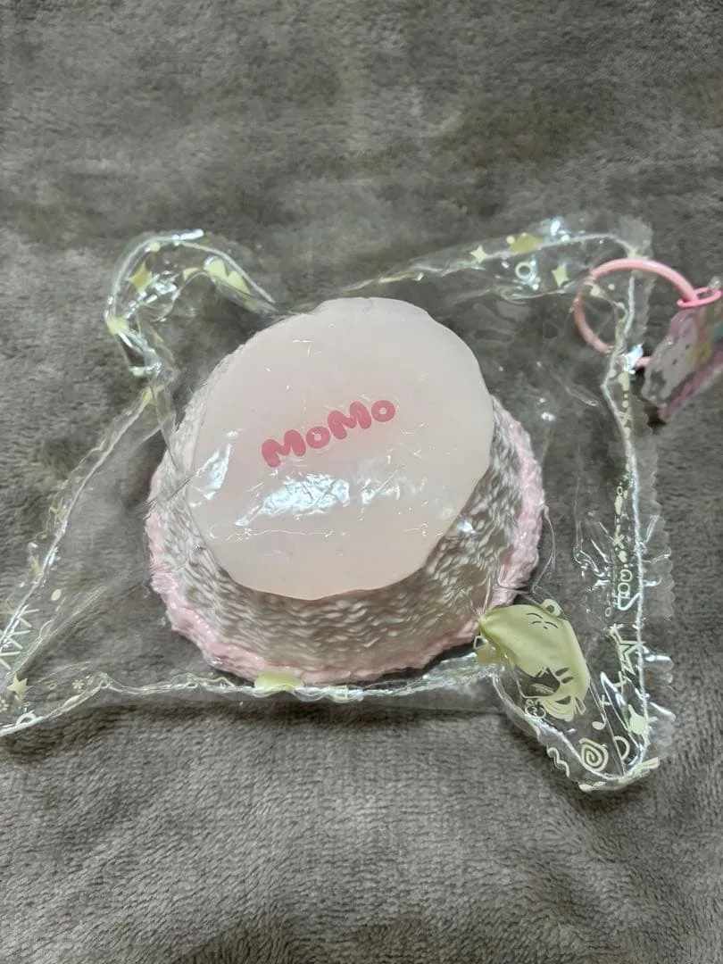 MoMo スクイーズ 桃プリン ピンク