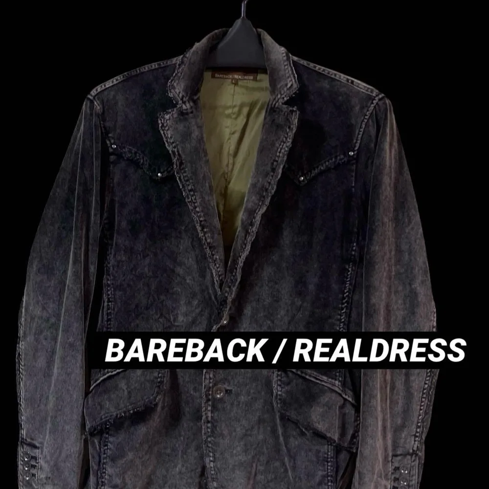 BAREBACK / REALDRESS ベロアテーラードジャケット L Y2K