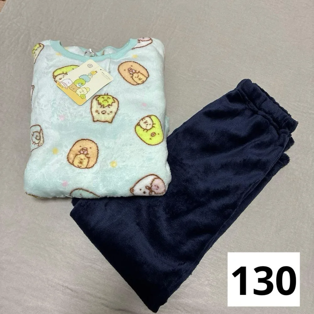 すみっコぐらし フリース パジャマ ふわふわ あったか