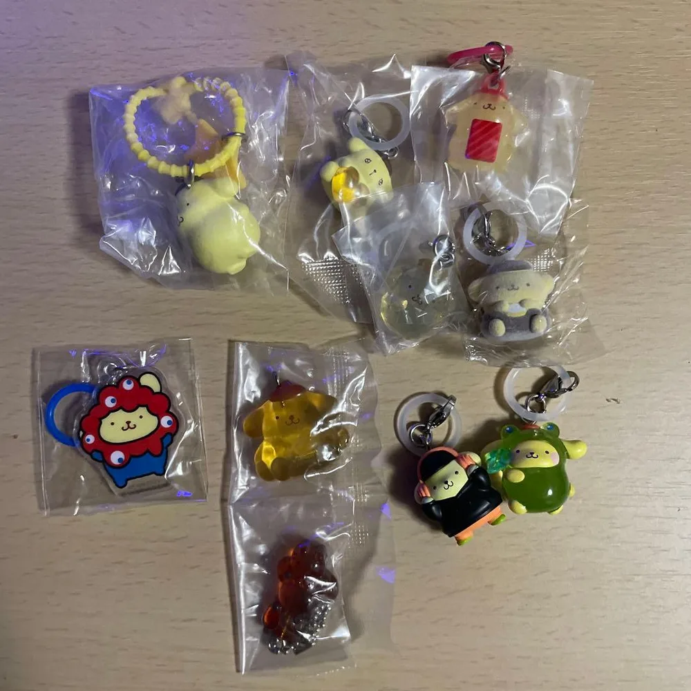 ポムポムプリン めじるしアクセサリー グッズ 11点セット(おまけあり3枚目)