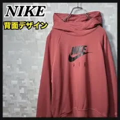 NIKE ナイキ スウェット パーカー レディース XL レッド系 赤 US古着