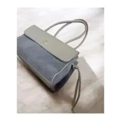 ハンドバッグ スエードコンビ ノベルティ レザー CC ココマーク