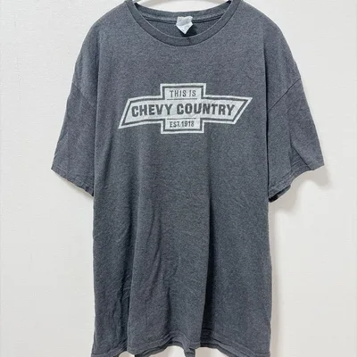 デルタ 半袖 Tシャツ クルーネック ロゴ XL 灰 綿 休日 グレー プリント