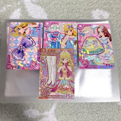 アイカツ サンシャインスターウェイシューズ 4枚セット レア プレミアムレア