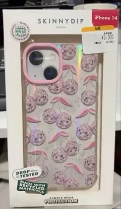 【激安】SKINNYDIP iPhone 14 さくらんぼケース