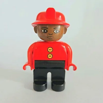 激レア! LEGO duplo レゴ デュプロ フィグ 人形 消防士