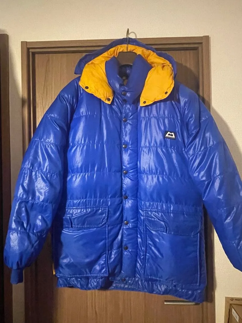 80s Mountain Equipment ダウンジャケット ブルー Lサイズ
