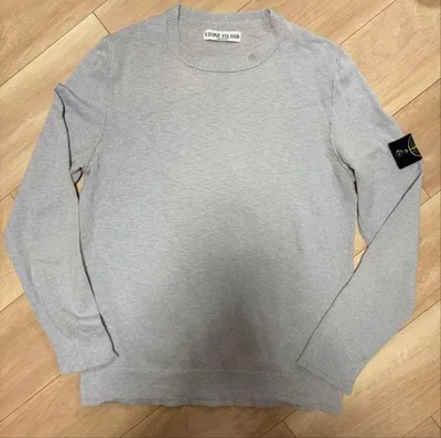 STONE ISLAND クルーネックニット グレー