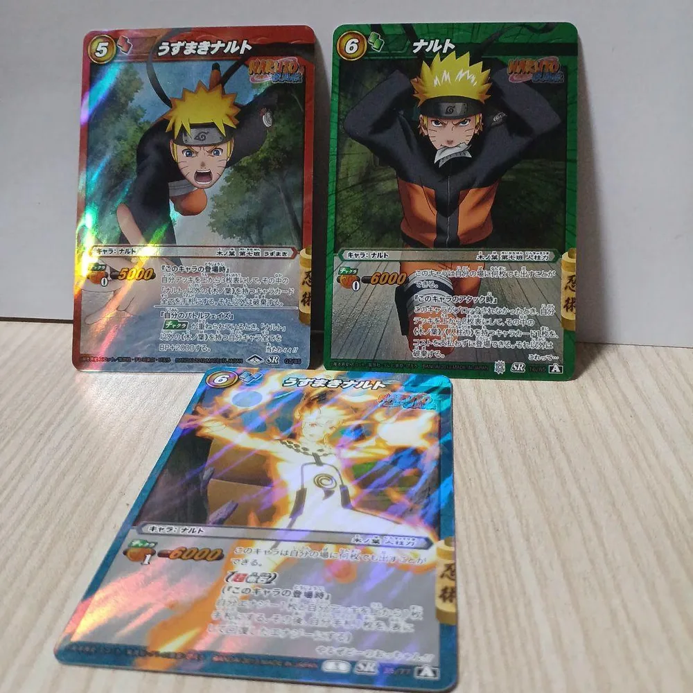 ミラクルバトルカードダス NARUTO うずまきナルト SR3枚セット➕