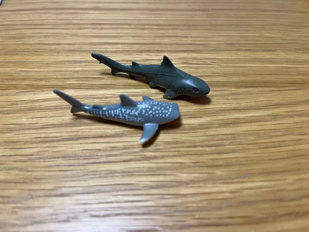 カプセルトイ サメのフィギュア 2個セット